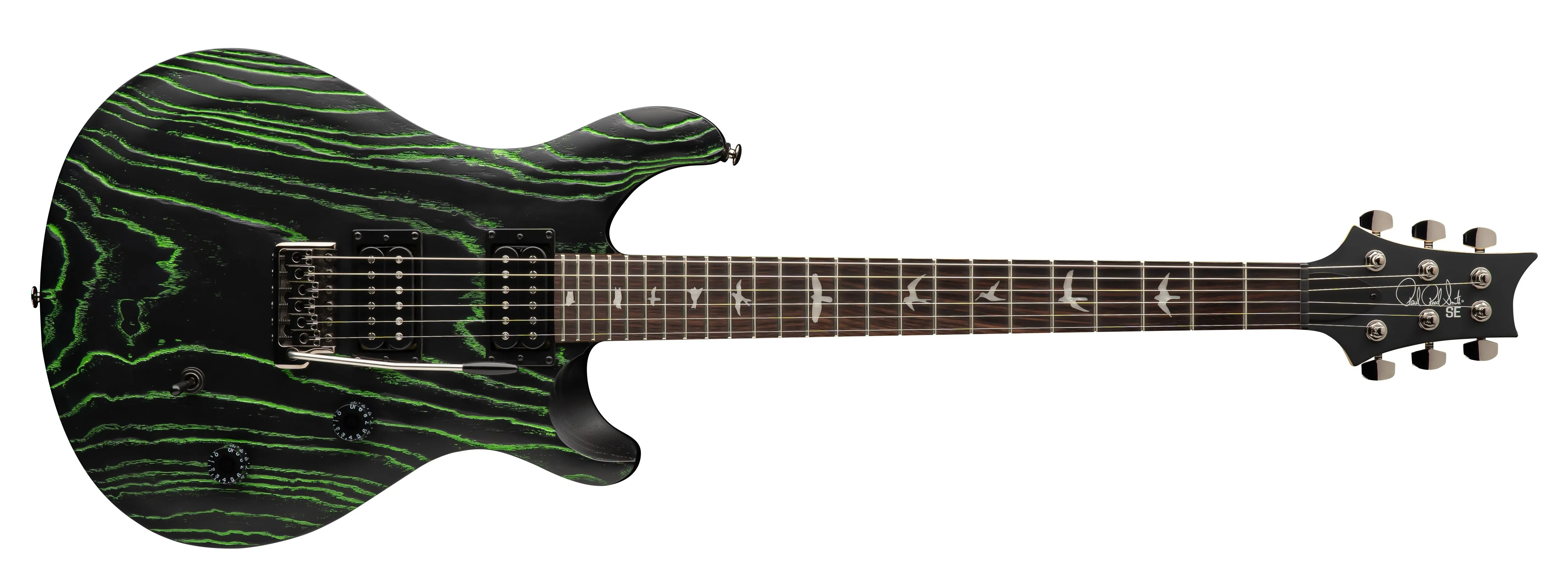 PRS SE Swamp Ash CE 24 Sandblasted Green